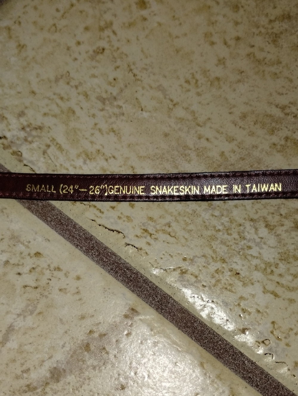 Snakeskin Belt - Picture 6 of 6